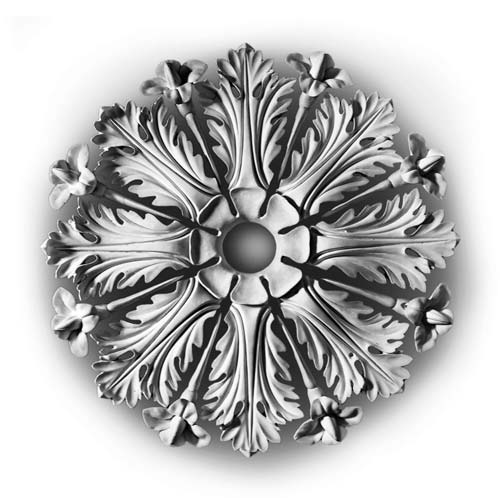 Image of Calton Flower Plaster ceiling rose