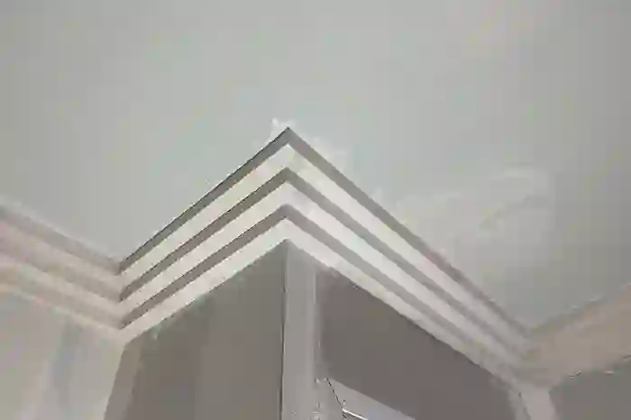 Gallery image for Decorative cornice fitting in Milngavie, Scotland: Cornice after cornice was fitted